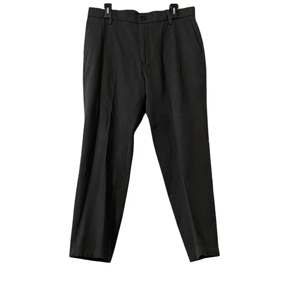NEW Dockers Classic Flex Comfort Signature Khaki Trouser Pants in Gray 34 x 29